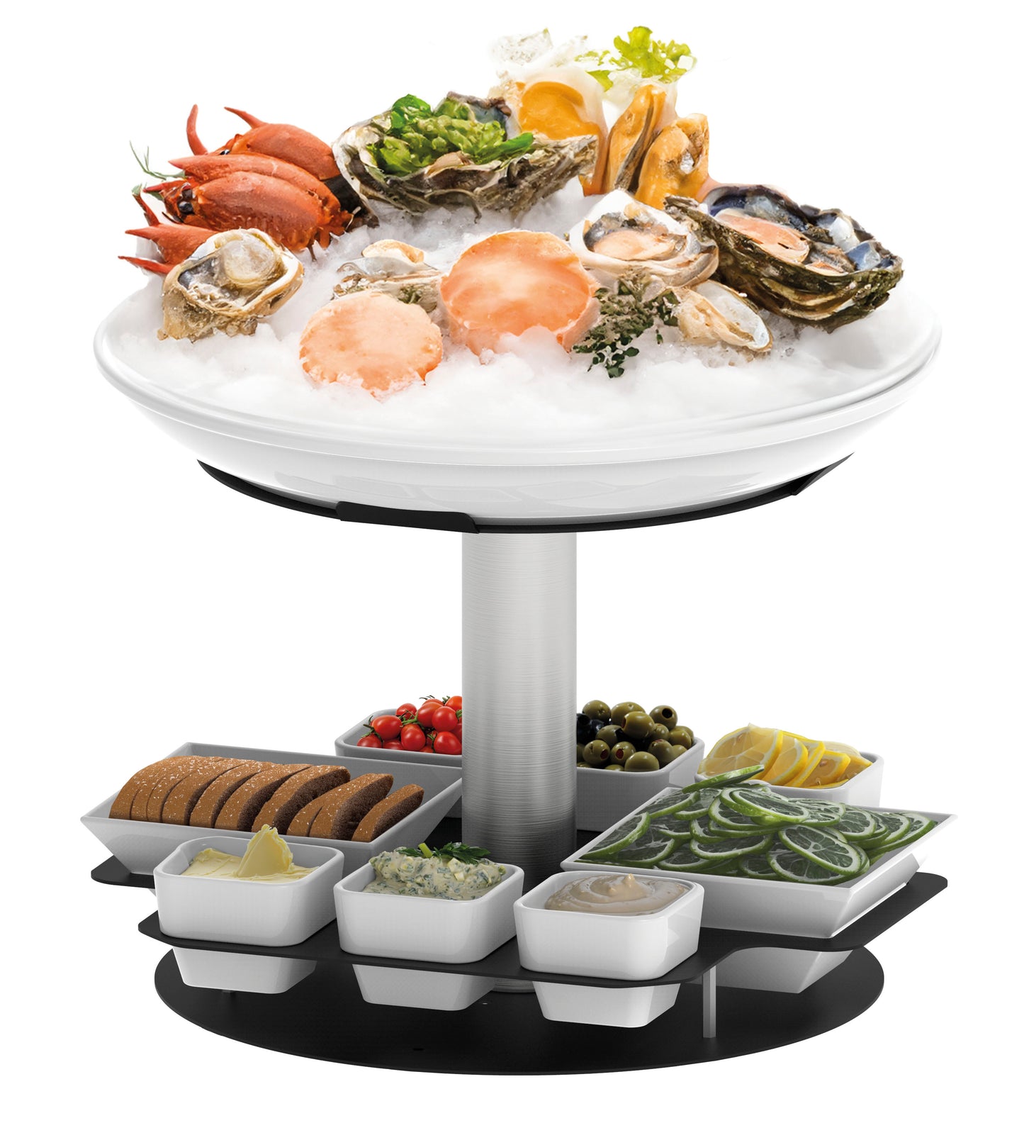 Présentoir à fruits de mer rotatif 3 Fuly