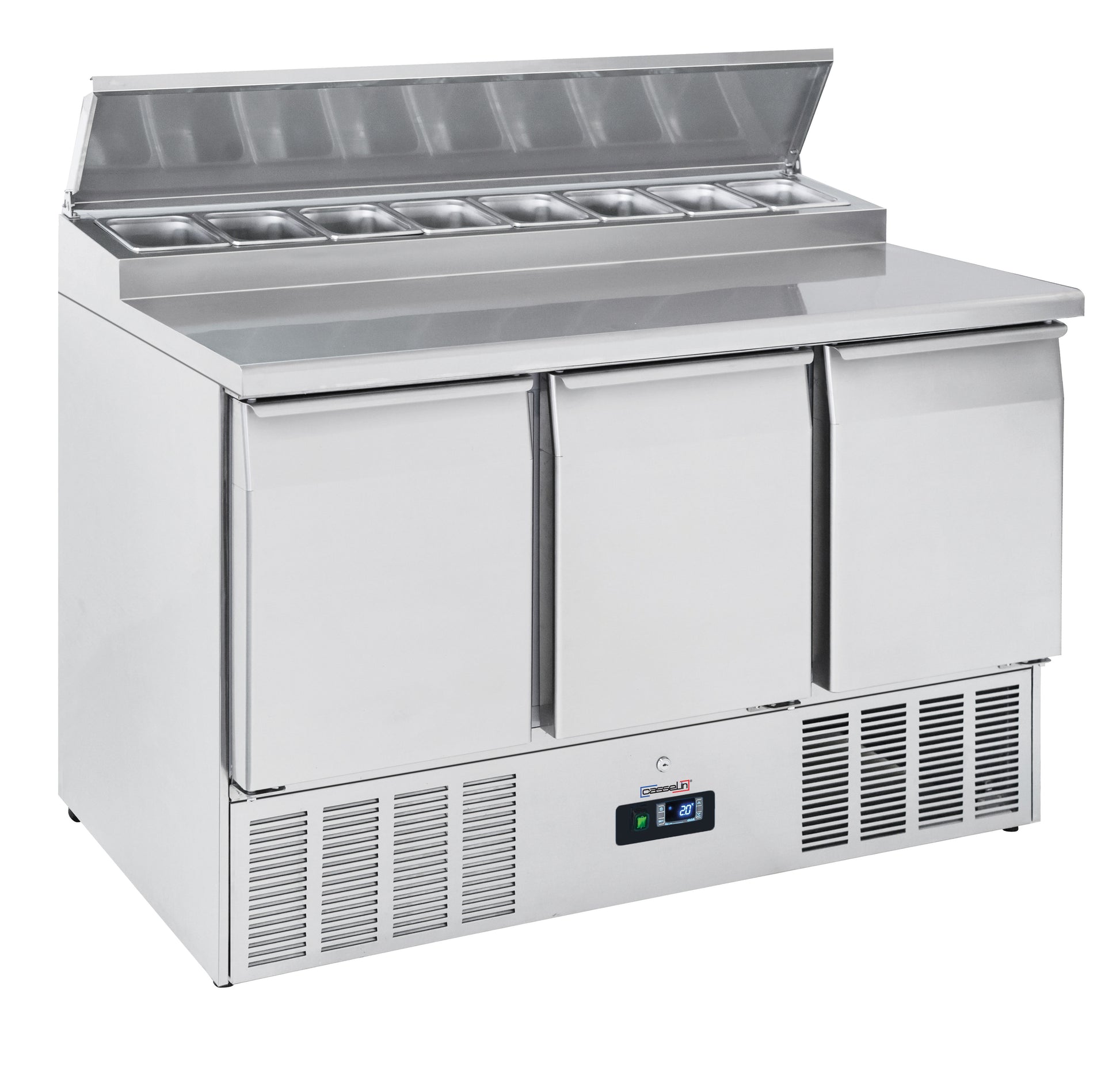 Saladette 3 portes  8 x GN 1/6  