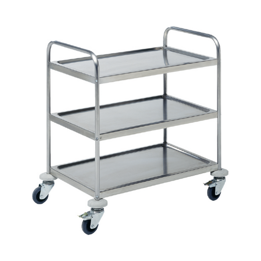 Chariot en inox Eurotec 3 niveaux