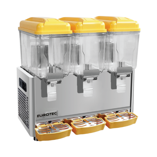 Distributeur de boissons froides 3 bacs Eurotec