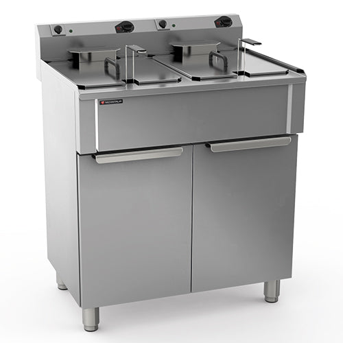 Friteuse sur coffre - 1 ou 2 cuves 20 Litres - Electrique