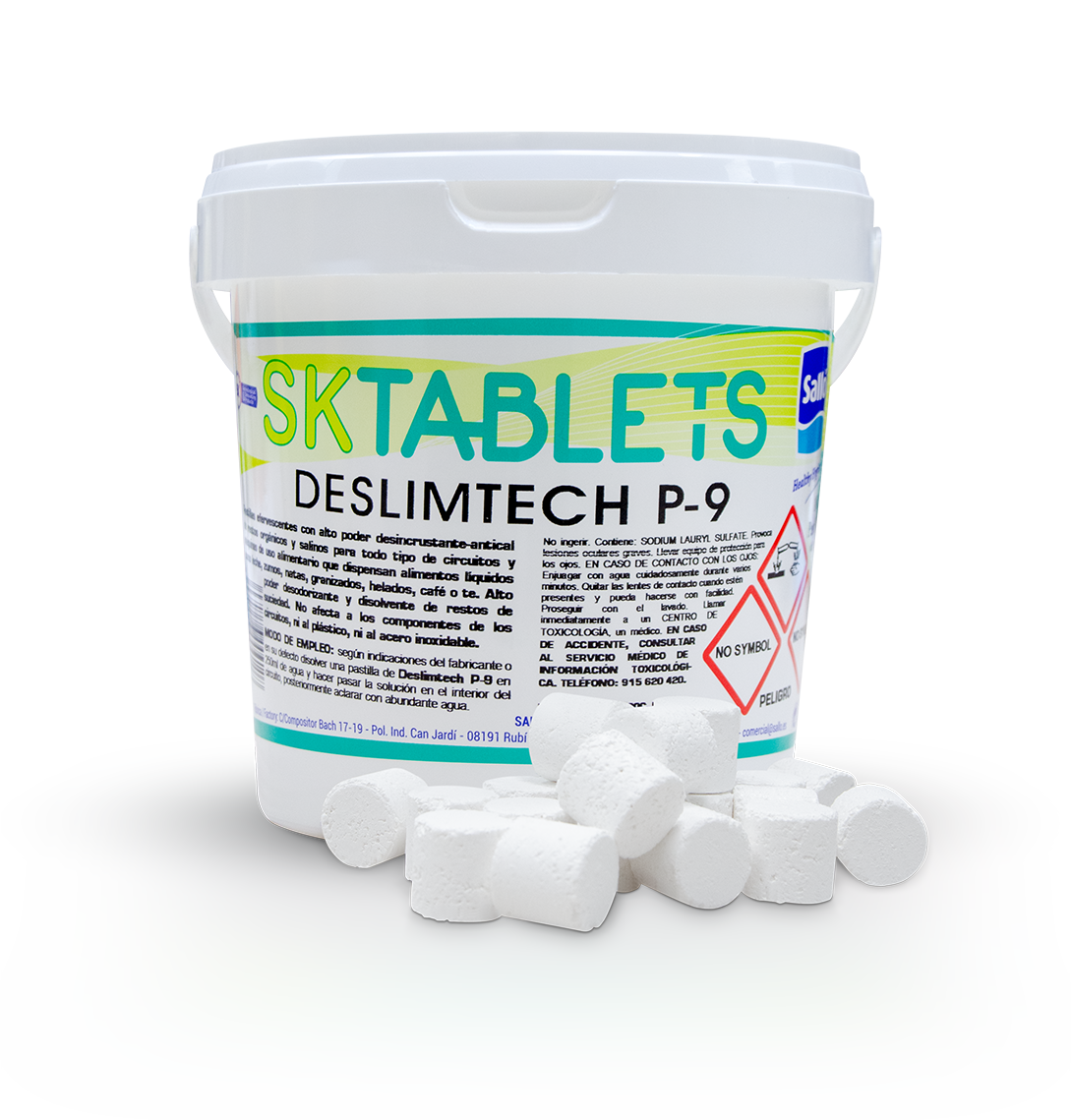 Deslimtech P9 Salló - détartrant circuit machine à café et distribution