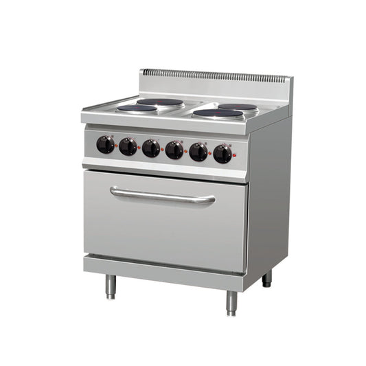 THE7P4M-EO - Fourneau électrique - 800 x 700 x 900 ( + 140 ) mm