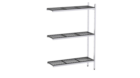 Rayonnage Aluminium Angle 689×570 1700 3 Niveaux - Distform EAA00163