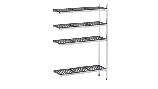 Rayonnage Aluminium Angle 689×570 1700 4 Niveaux - Distform EAA00217