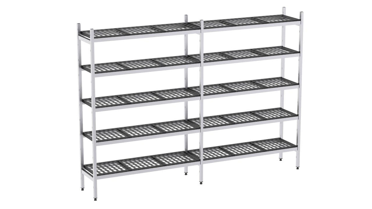 Etagère Aluminium 3210×570 1700 5 Niveaux - Distform EAL00298