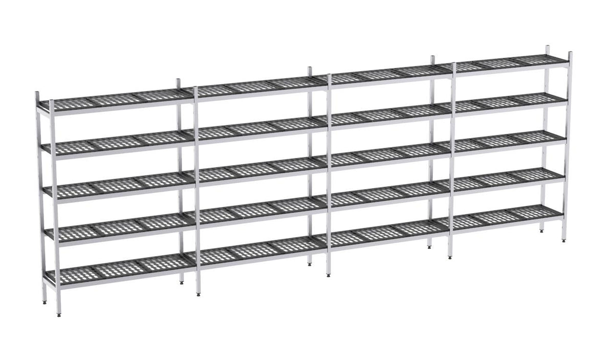 Etagère Aluminium 5408×570 1700 5 Niveaux - Distform EAL00323