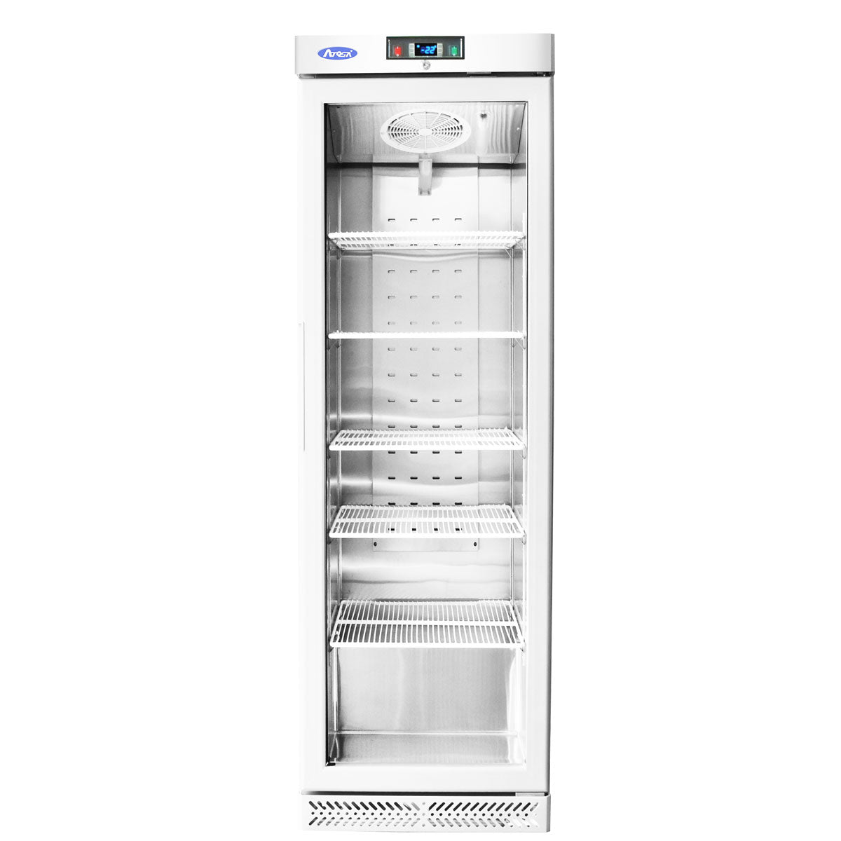 Armoire semi pro negative porte vitre 380l
