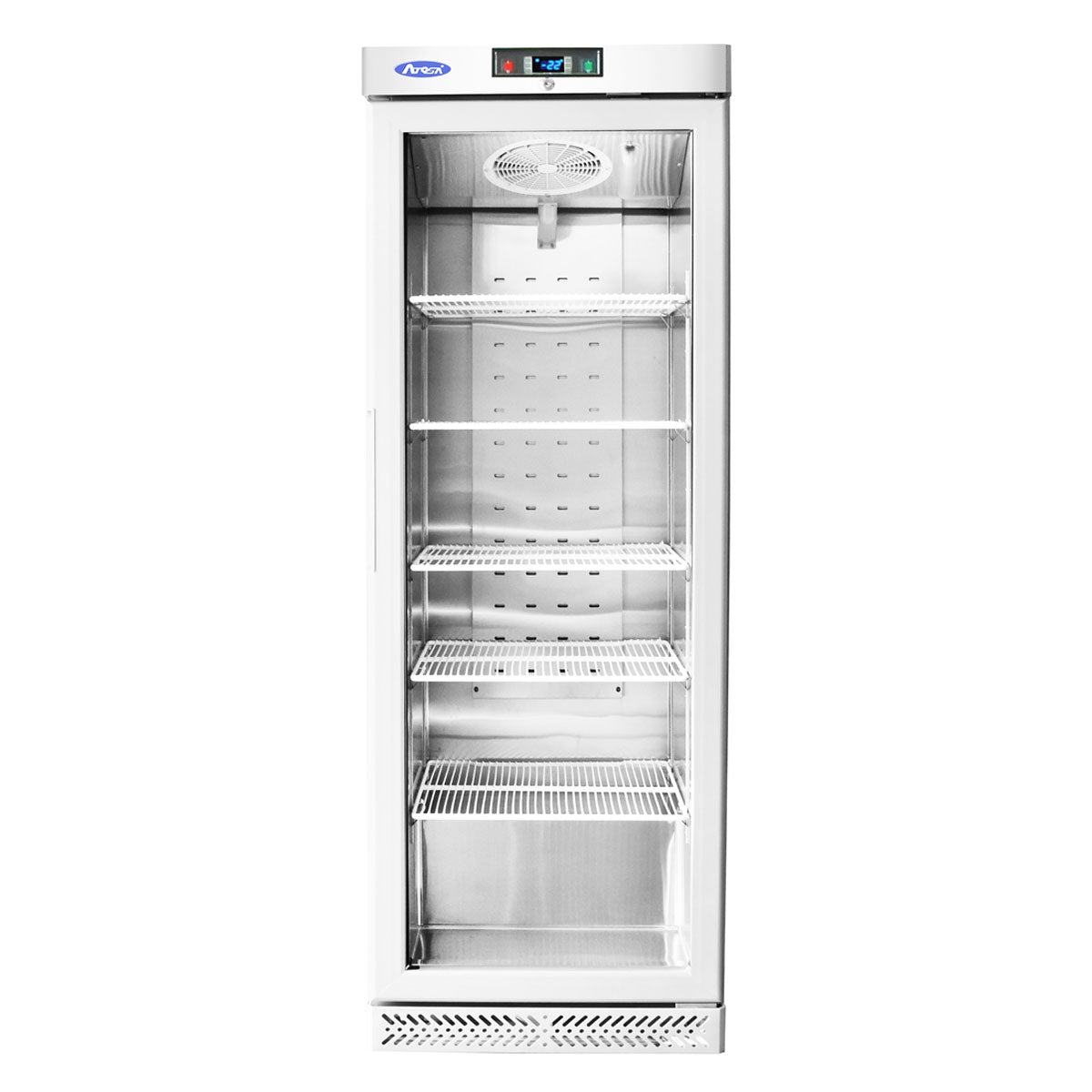 Armoire semi pro negative porte vitre 600l