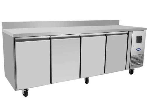 Table réfrigérée positive - 4 portes - Gamme GN1/1