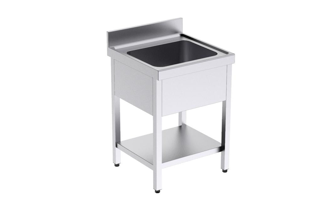 Bâti Avec Plonge 700×700 Et Étagère - Distform FB0E7070