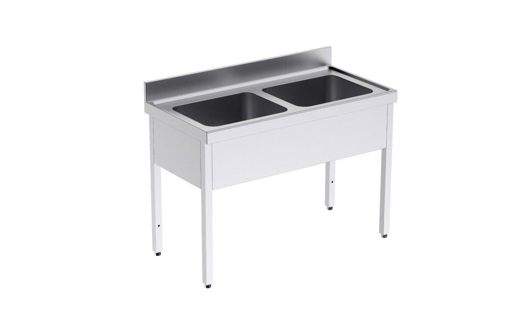 Bâti Avec Plonge 1200×600 Double - Distform FB206120