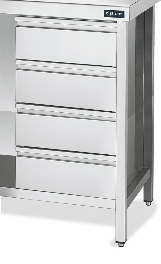 Module 4 Tiroirs 400×700 - Distform FB4C7040