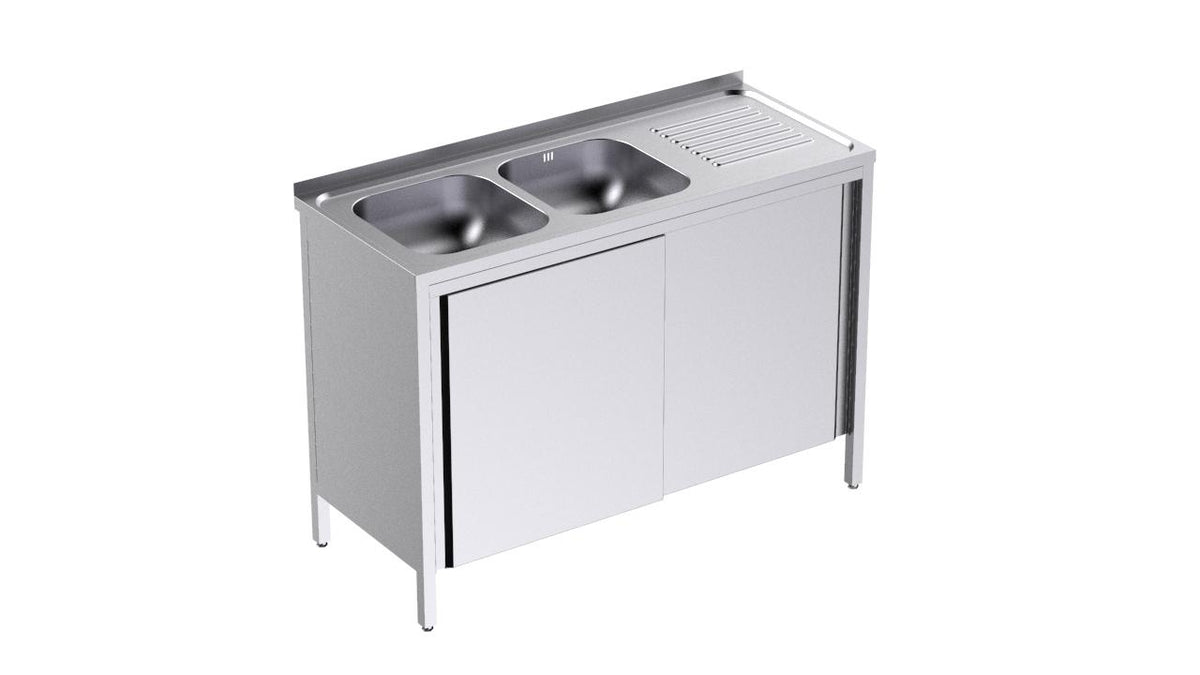 Bâti Avec Portes Et Plonge 1200×500 À Droite - Distform FBPD5120