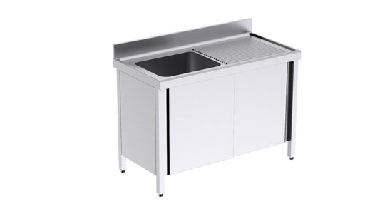 Plonge Avec Portes 1400×600 À Droite - Distform FBPD6140