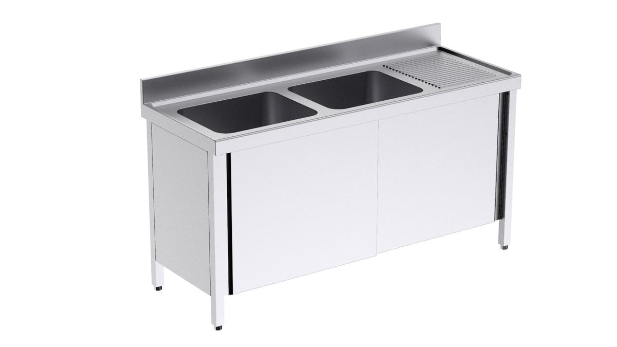 Plonge Avec Portes 1600×600 À Droite - Distform FBPD6160