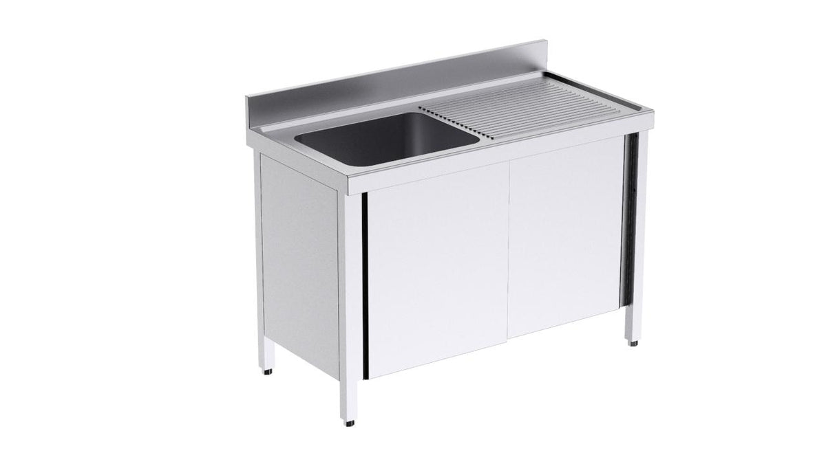 Plonge Avec Portes 1000×700 À Droite - Distform FBPD7100