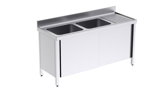 Plonge Avec Portes 1600×700 À Droite - Distform FBPD7160