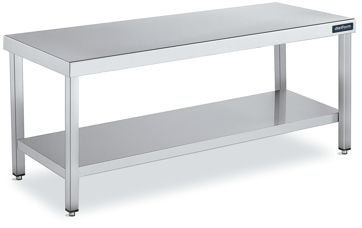 Table Centrale 700×600×600 Avec Étagère - Distform FC166070