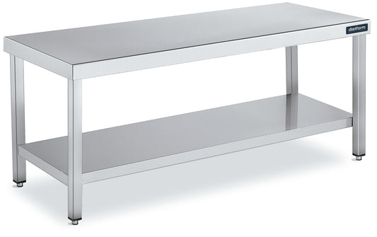 Table Centrale 700×600×600 Avec Étagère - Distform FC166070