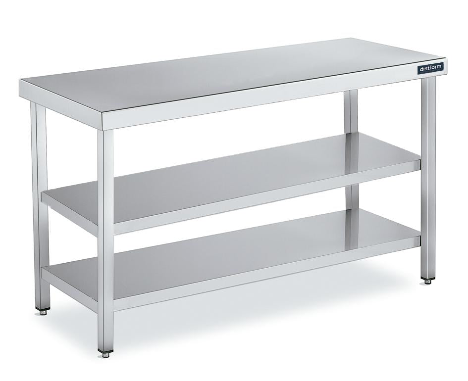 Table Centrale 700×900 Avec 2 Étagères - Distform FC290070
