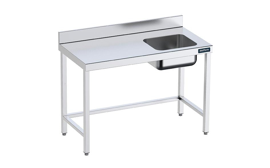 Table De 2800×700 Avec Bac D Et Renforts - Distform FCDR7028