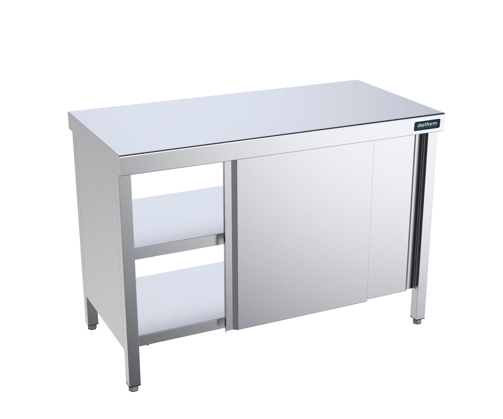 Table Centrale Traversante 2800×800 Avec Portes - Distform FCPP8280