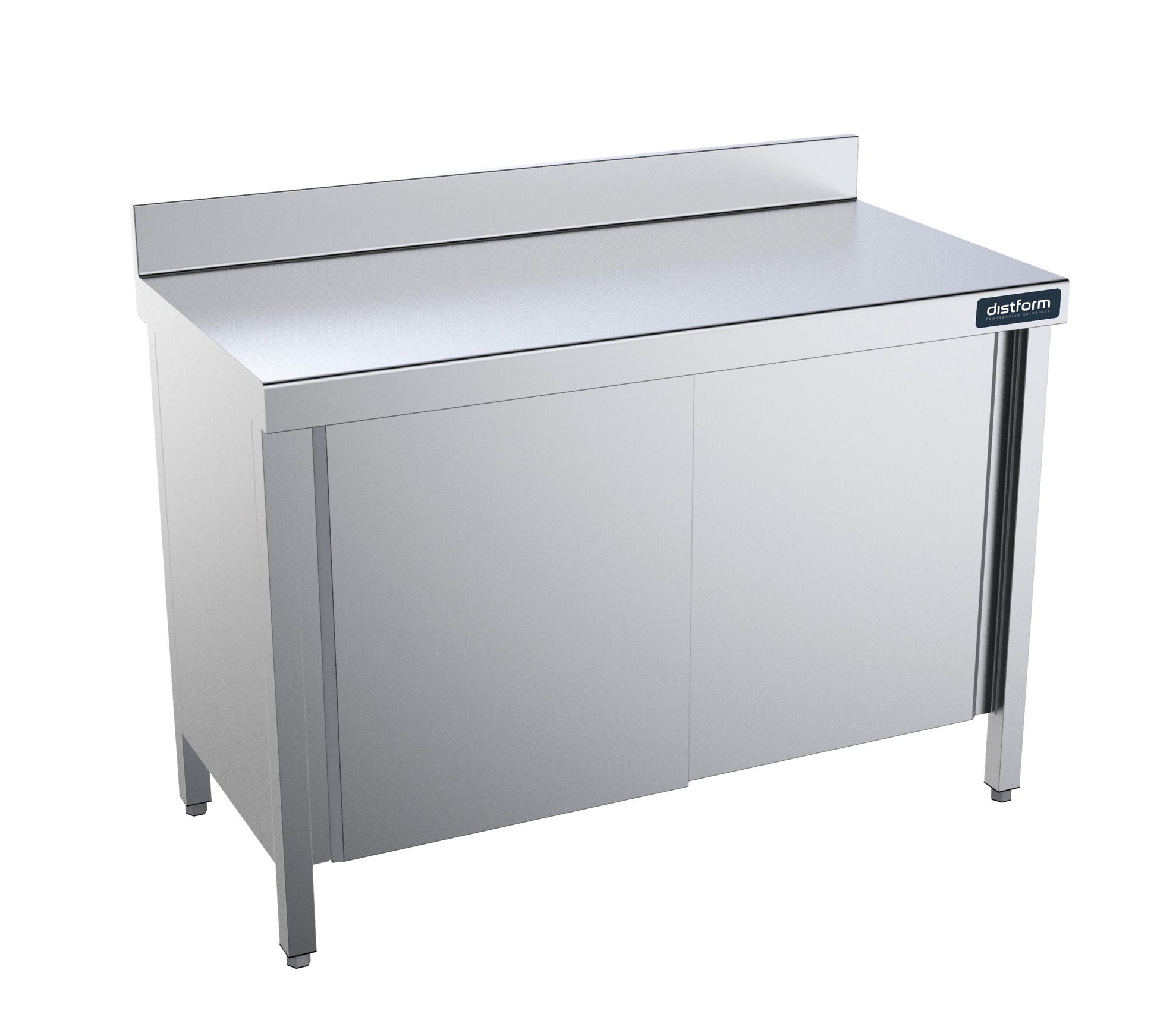 Table Adossée Avec Portes 2600×900 - Distform FMP90260