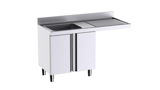 Module À Portes Avec Plonge L146541D 1400×600 Et Espace Pour Lave-Vaisselle - Distform FP9146LD