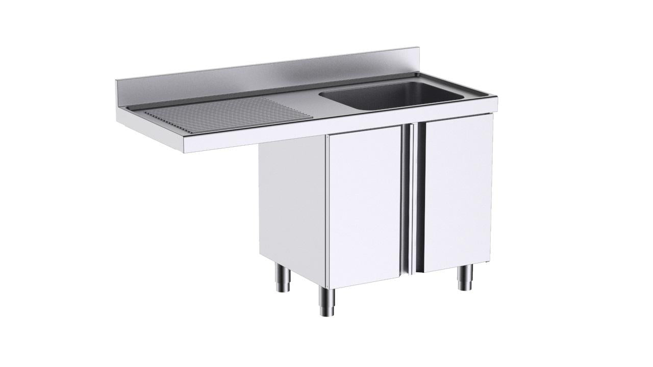 Module À Portes Avec Plonge L146541I 1400×600 Et Espace Pour Lave-Vaisselle - Distform FP9146LI