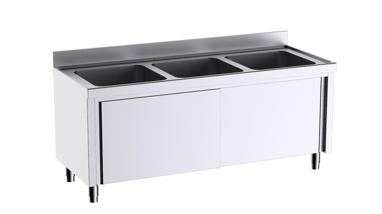 Module À Portes Avec Plonge L1875530 1800×700 - Distform FP918700