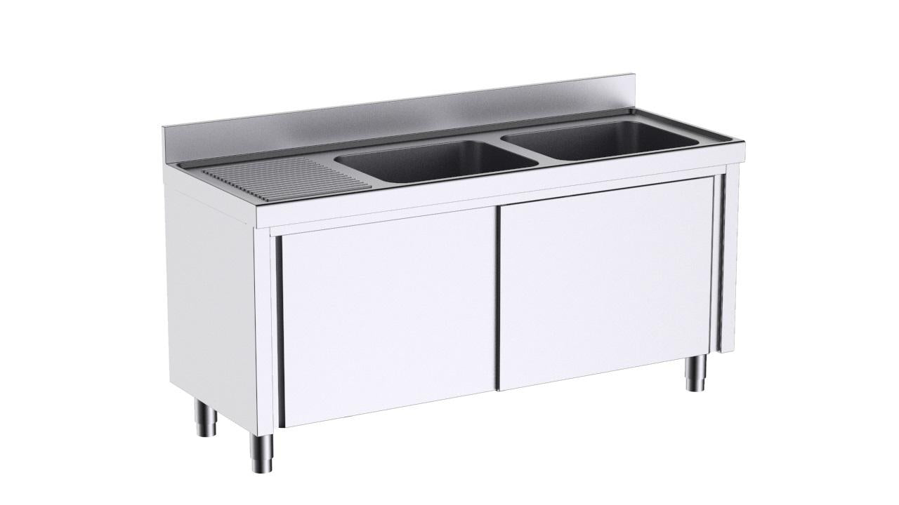 Module À Portes Avec Plonge L187552I 1800×700 - Distform FP91870I