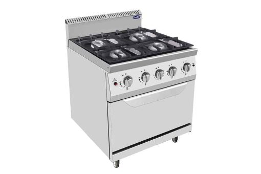 Feux vifs sur four gaz 4 feux 1 four P 700