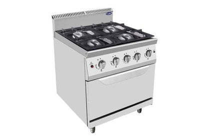 Feux vifs sur four gaz 4 feux 1 four P 700
