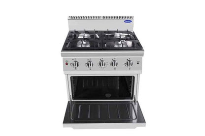 Feux vifs sur four gaz 4 feux 1 four P 700 — vue 3