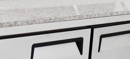 Meuble saladette - 2 portes - Gamme Américaine 1200 - 12 bacs gn 1/6