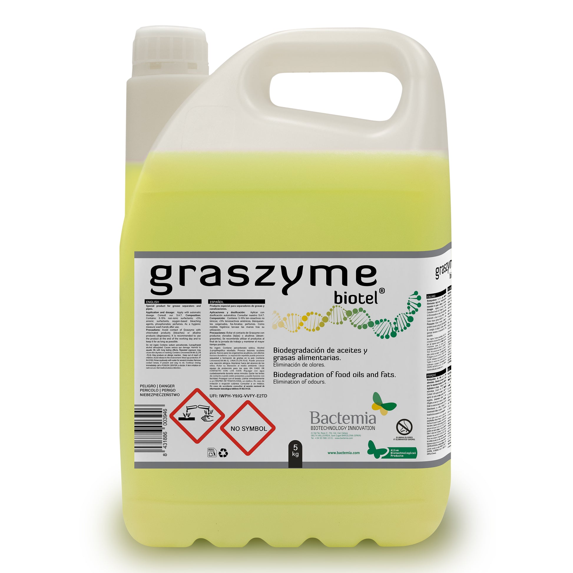 Graszyme Bactemia - traitement bacs à graisse