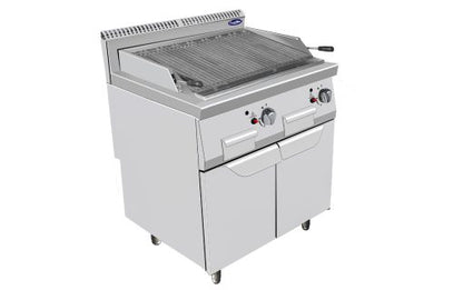 Grill gaz P 700 avec poignées 2 brûleurs – Sur placard