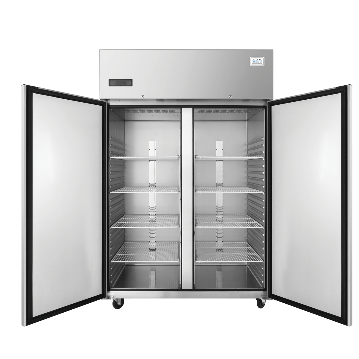 Armoire Emboutie Réfrigérée Négative GN2/1 AISI 430 - 2 Portes - 1235 L