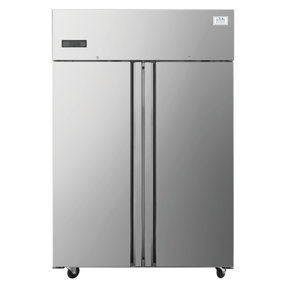 Armoire Emboutie Réfrigérée Positive GN2/1 AISI 430 - 2 Portes - 1235 L