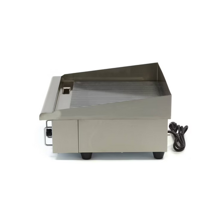 Plancha - rainuré - 55 cm - incl plateau d'égouttement