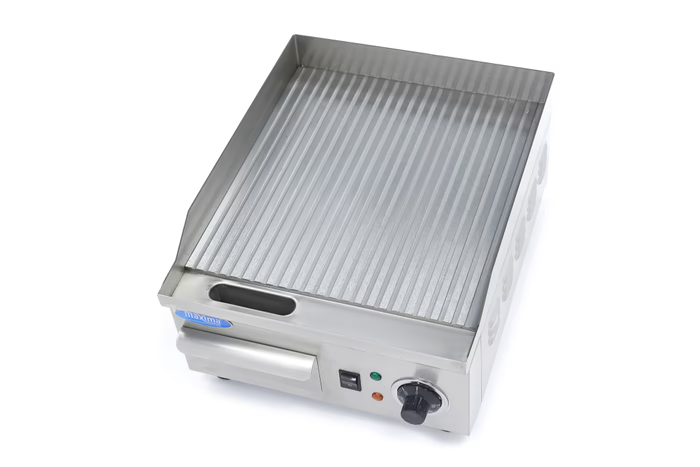 Plancha - rainuré - 36 cm - incl plateau d'égouttement