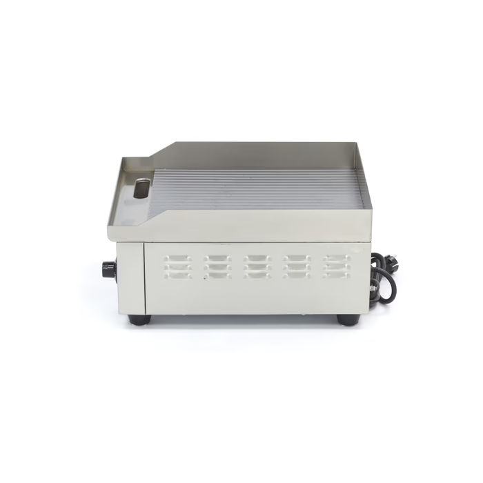 Plancha - rainuré - 36 cm - incl plateau d'égouttement