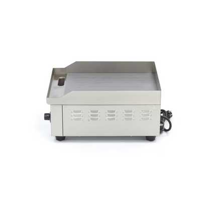 Plancha - rainuré - 36 cm - incl plateau d'égouttement