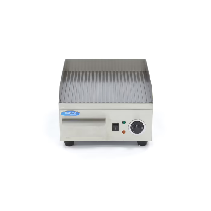 Plancha - rainuré - 36 cm - incl plateau d'égouttement