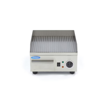 Plancha - rainuré - 36 cm - incl plateau d'égouttement