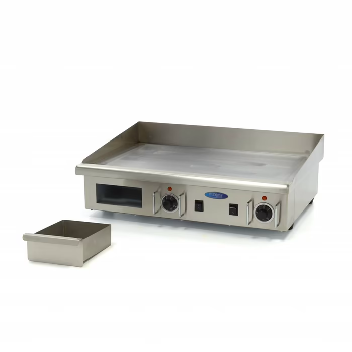 Plancha - lisse - 73 cm - incl plateau d'égouttement - 400V