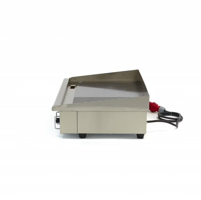 Plancha - demi-rainuré - 73 cm - incl plateau d'égouttement - 400V