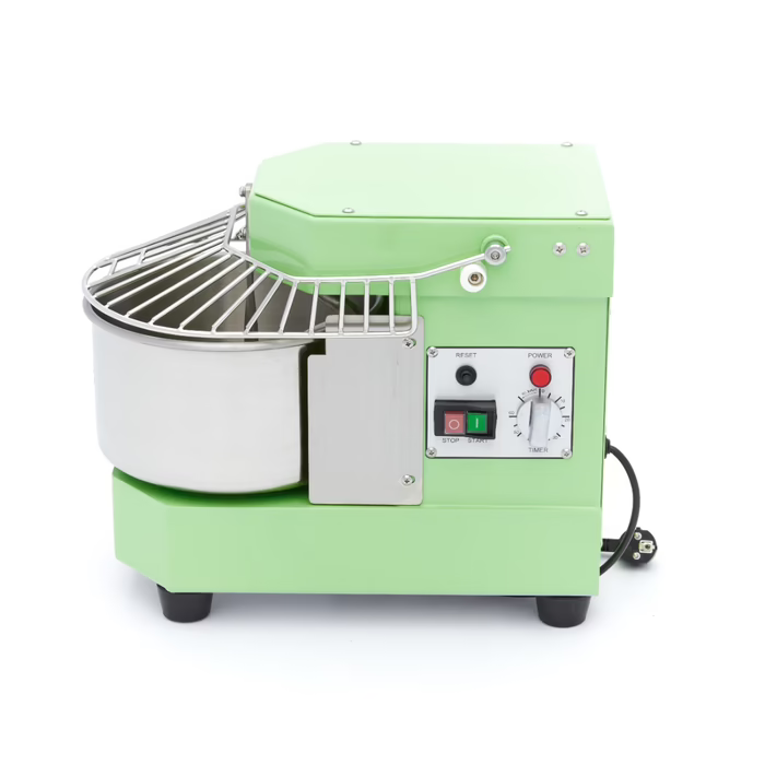 Pétrin à spirale / pétrin à pâte - 8 L - 4,5 kg de pâte - vert