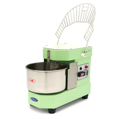 Pétrin à spirale / pétrin à pâte - 8 L - 4,5 kg de pâte - vert